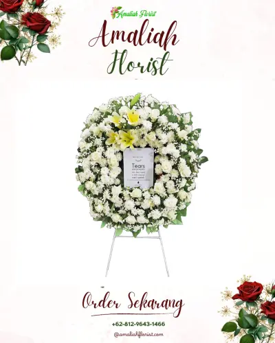 Krans Bunga Duka Cita di Bekasijaya